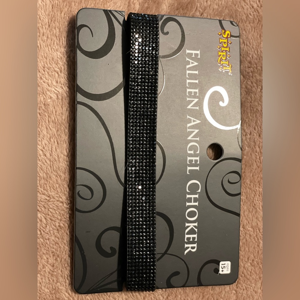 Spirit Black Crystal Choker Halloween costume